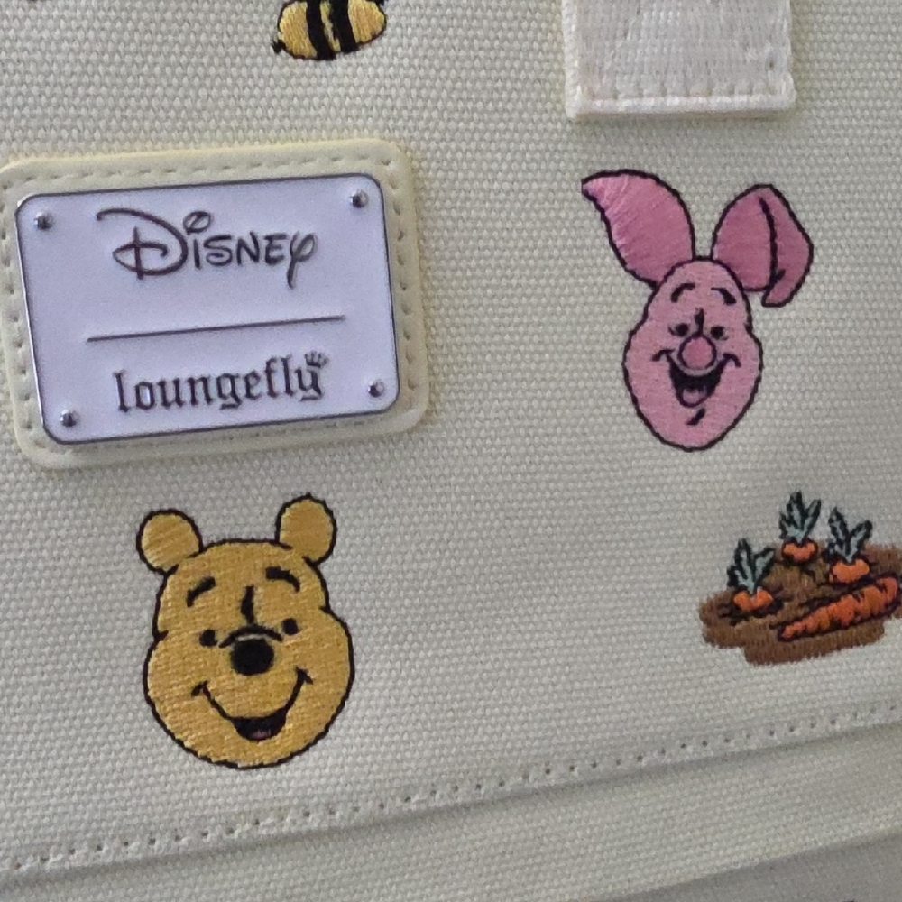 Loungefly Disney Winnie The Pooh Pale Yellow Backpack. NWT - Picture 8 of 10